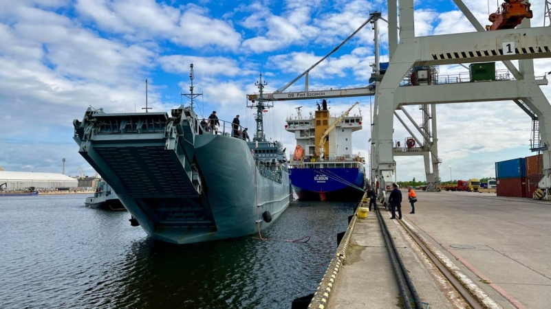 Ćwiczenia Defender Europe w porcie Szczecin [ZDJĘCIA]-GospodarkaMorska.pl