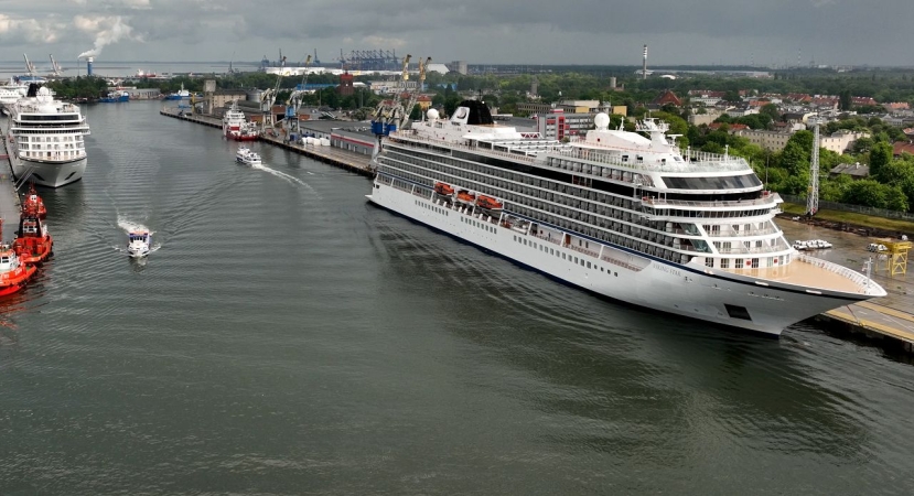 Dwa wycieczkowce w jeden dzień. W Porcie Gdańsk Viking Jupiter i Viking Star [WIDEO, ZDJĘCIA]-GospodarkaMorska.pl