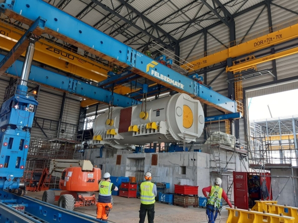 Budowa bloków gazowo-parowych dla PGE Gryfino 2050. Elementy do Szczecina dotrą koleją i drogą morską [WIDEO, ZDJĘCIA]-GospodarkaMorska.pl