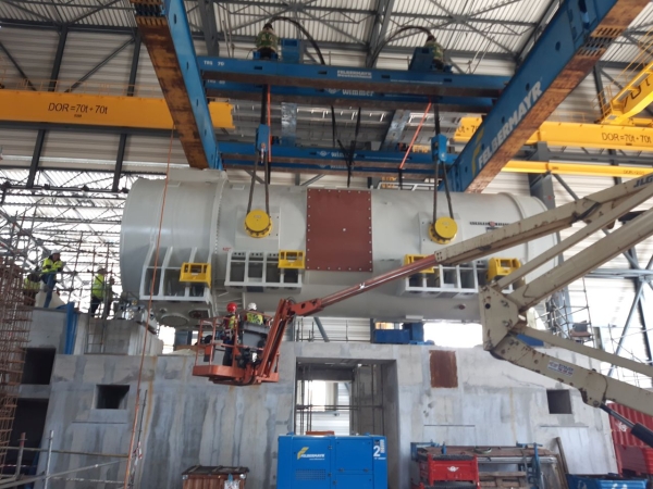 Budowa bloków gazowo-parowych dla PGE Gryfino 2050. Elementy do Szczecina dotrą koleją i drogą morską [WIDEO, ZDJĘCIA]-GospodarkaMorska.pl