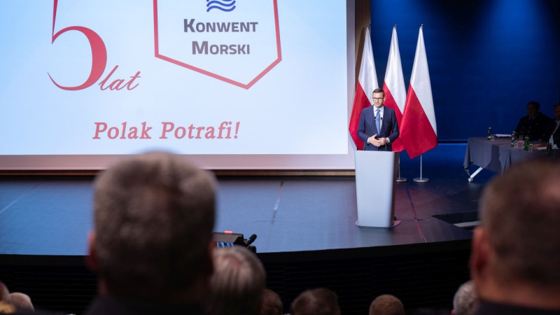 [WIDEO, FOTO] Morawiecki na Konwencie Morskim w Gdańsku: „Będzie więcej inwestycji”-GospodarkaMorska.pl