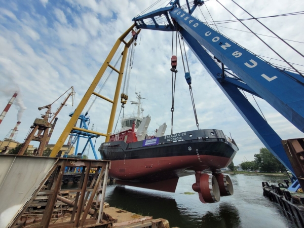 Strażak-28 dla ZMPSiŚ zwodowany w Remontowej Shipbuilding-GospodarkaMorska.pl
