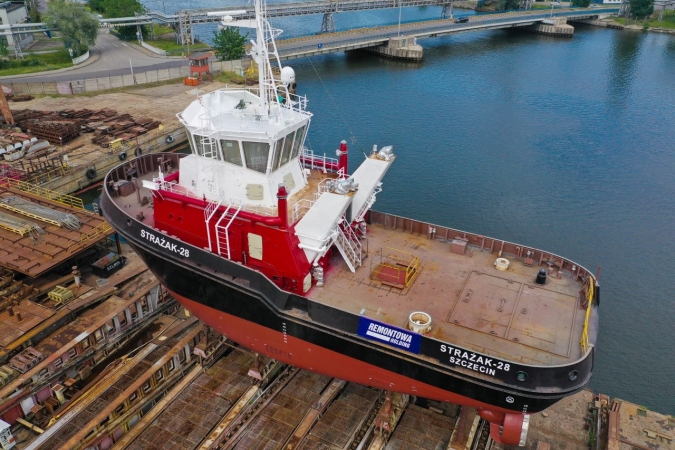 Strażak-28 dla ZMPSiŚ zwodowany w Remontowej Shipbuilding-GospodarkaMorska.pl