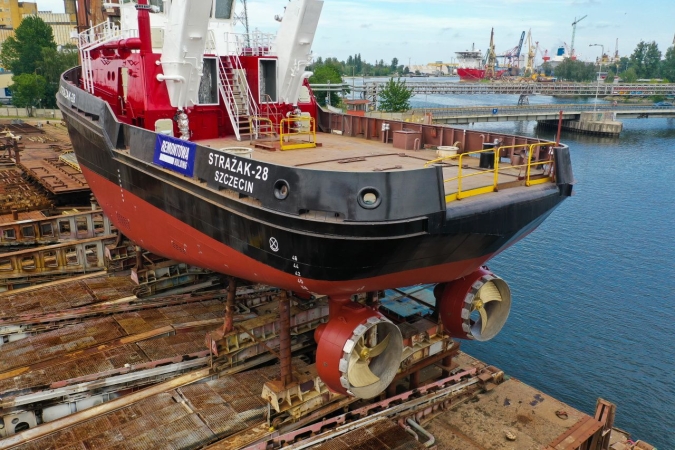 Strażak-28 dla ZMPSiŚ zwodowany w Remontowej Shipbuilding-GospodarkaMorska.pl