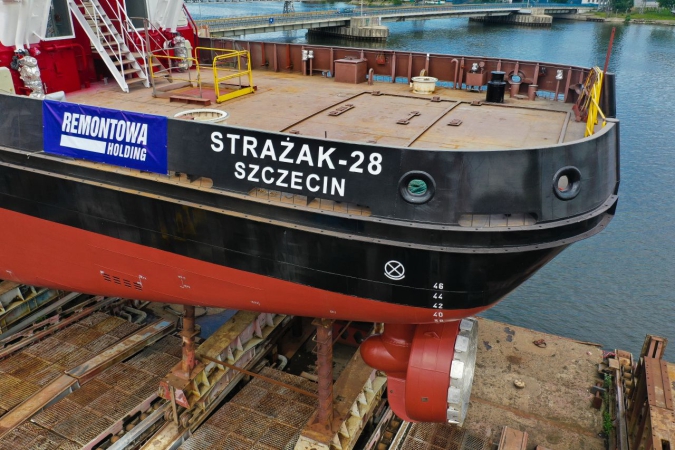 Strażak-28 dla ZMPSiŚ zwodowany w Remontowej Shipbuilding-GospodarkaMorska.pl