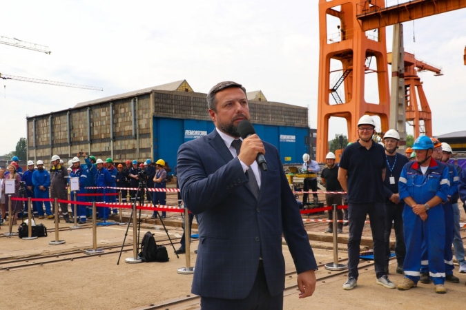 Strażak-28 dla ZMPSiŚ zwodowany w Remontowej Shipbuilding-GospodarkaMorska.pl