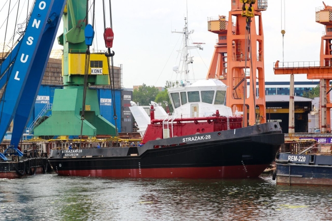Strażak-28 dla ZMPSiŚ zwodowany w Remontowej Shipbuilding-GospodarkaMorska.pl