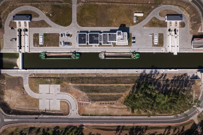 Droga wodna łącząca Zalew Wiślany z Zatoką Gdańską. Pierwszy etap budowy na ukończeniu [WIDEO, ZDJĘCIA] -GospodarkaMorska.pl