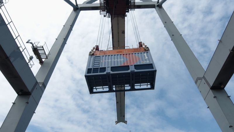 Kontener z Chojnic usprawni transport zbóż [WIDEO]-GospodarkaMorska.pl