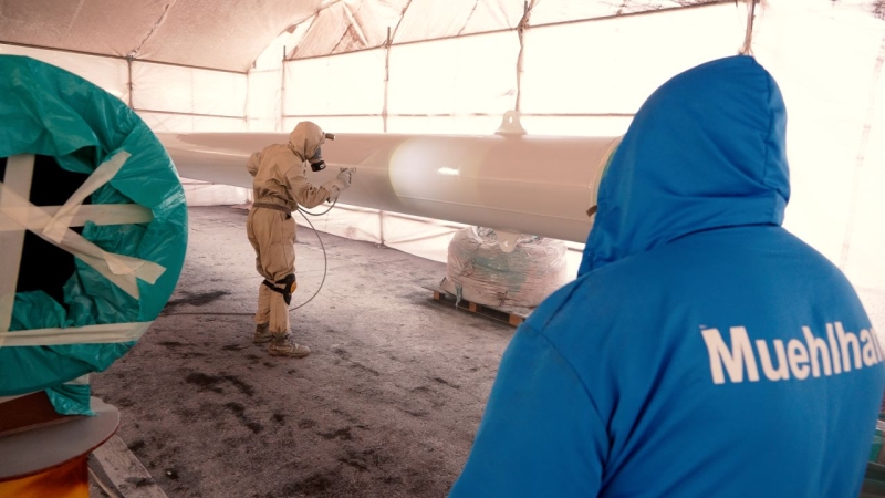 Muehlhan wykonał prace antykorozyjne konstrukcji offshore dla Energomontażu-Północ Gdynia [WIDEO]-GospodarkaMorska.pl