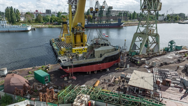 Safe. Kolejny holownik Shoalbuster zwodowany [WIDEO, ZDJĘCIA]-GospodarkaMorska.pl