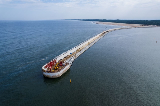 Ostatnie prace i porządki na budowie Kanału Żeglugowego na Mierzei Wiślanej-GospodarkaMorska.pl