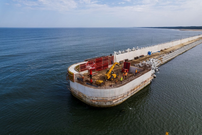 Ostatnie prace i porządki na budowie Kanału Żeglugowego na Mierzei Wiślanej-GospodarkaMorska.pl