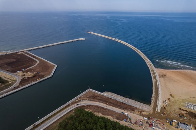 Ostatnie prace i porządki na budowie Kanału Żeglugowego na Mierzei Wiślanej-GospodarkaMorska.pl