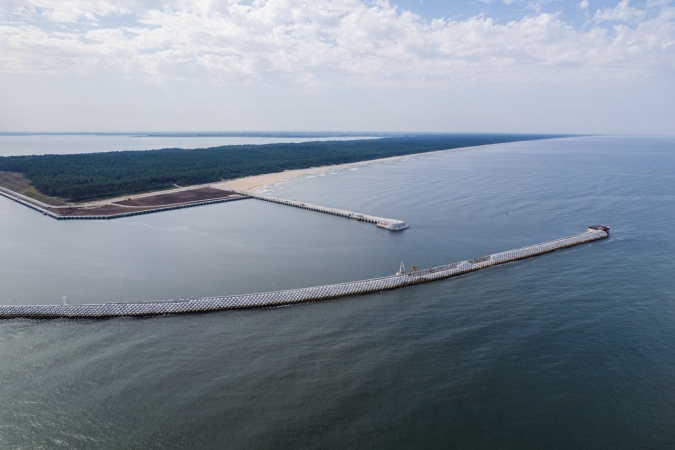 Ostatnie prace i porządki na budowie Kanału Żeglugowego na Mierzei Wiślanej-GospodarkaMorska.pl