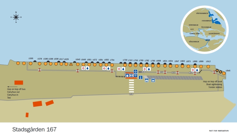 Porty w Sztokholmie idą śladami Kopenhagi i Kilonii. Statki pasażerskie już 2023 będą zasilane energią elektryczną z lądu-GospodarkaMorska.pl