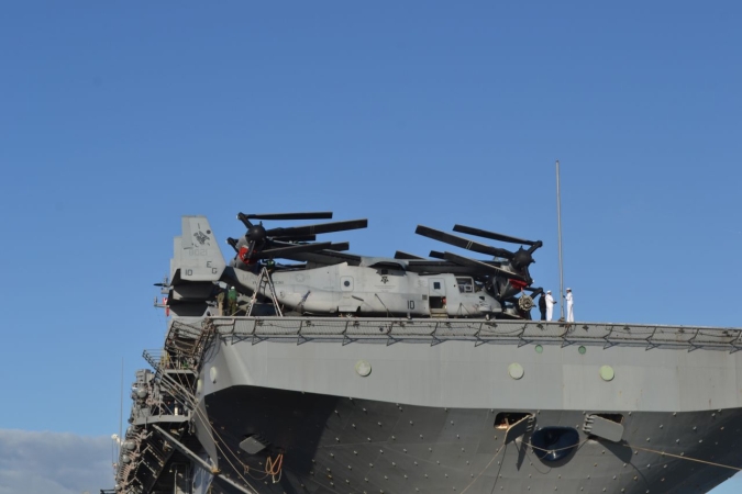 USS Kearsarge zawinął do Portu Gdynia [WIDEO]-GospodarkaMorska.pl