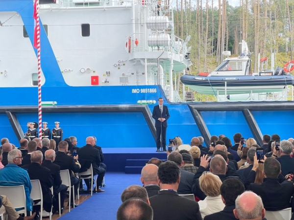 Otwarcie kanału żeglugowego przez Mierzeję Wiślaną [WIDEO]-GospodarkaMorska.pl