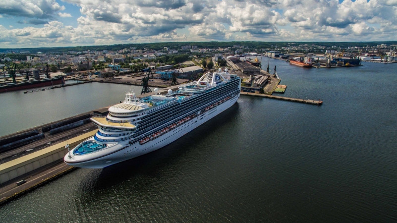 Crown Princess w Gdyni-GospodarkaMorska.pl