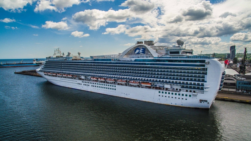 Crown Princess w Gdyni-GospodarkaMorska.pl