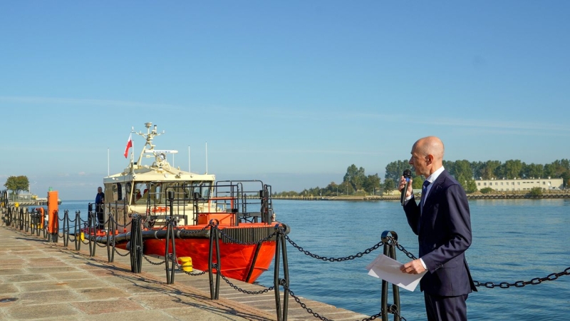 Najnowsze łodzie pilotowe ochrzczone w Porcie Gdańsk [WIDEO]-GospodarkaMorska.pl