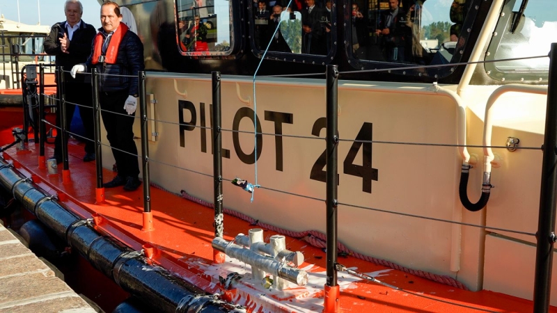 Najnowsze łodzie pilotowe ochrzczone w Porcie Gdańsk [WIDEO]-GospodarkaMorska.pl