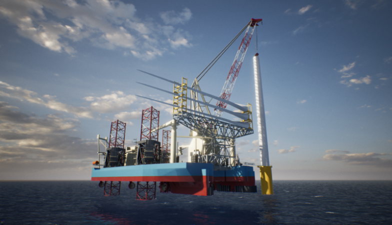  Maersk: Pierwsze cięcie stali dla  Offshore Wind Jack-Up -GospodarkaMorska.pl