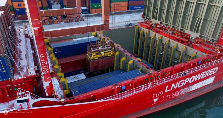 Ekologiczny serwis feederowy w GCT-GospodarkaMorska.pl