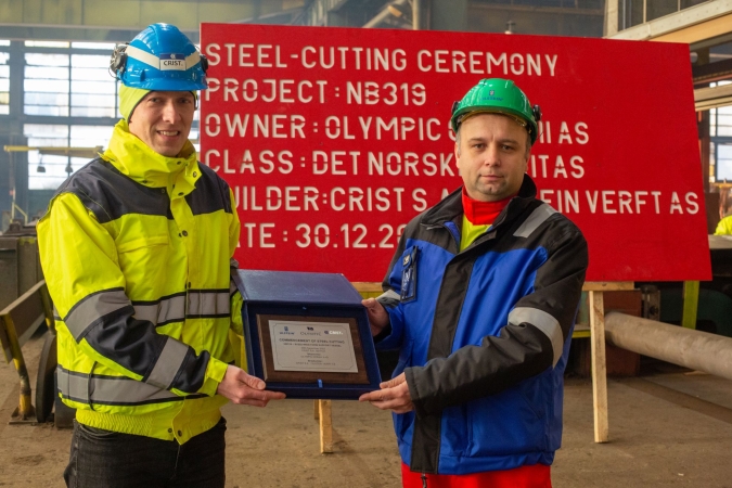 Crist. Cięcie blach pod zeroemisyjnego offshore'owca-GospodarkaMorska.pl
