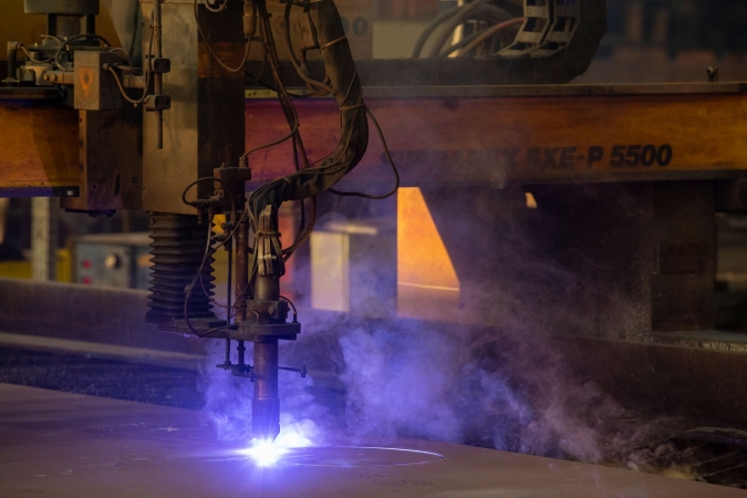 Crist. Cięcie blach pod zeroemisyjnego offshore'owca-GospodarkaMorska.pl