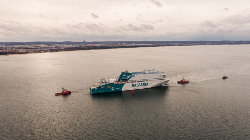 Nowy prom Balearii w Gdańsku po LNG-GospodarkaMorska.pl