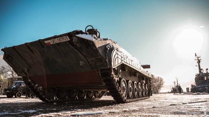 Współpraca okrętów 8. FOW z siłami 16. DZ w ramach ćwiczenia Zalew-23-GospodarkaMorska.pl