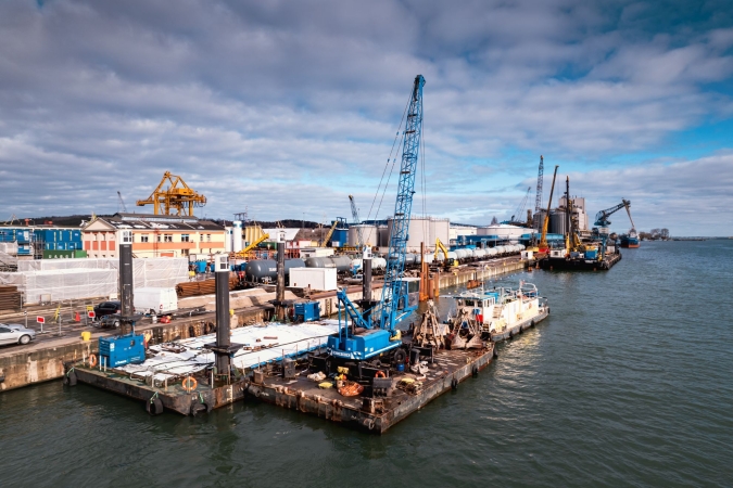 Port Gdynia. Przebudowa Nabrzeża Indyjskiego w toku-GospodarkaMorska.pl