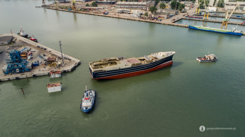 Ostatni statek zwodowany przez Karstensen w Gdyni. Kolejne wodowania w Gdańsku-GospodarkaMorska.pl
