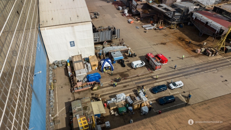 CRIST. Ćwiczyli ratowanie życia w zamkniętych przestrzeniach-GospodarkaMorska.pl