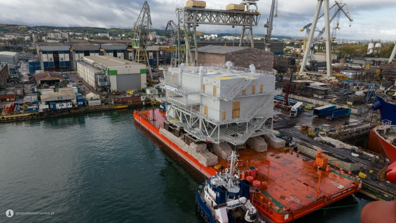 Baltic Operator zbudował trafostacje dla morskich farm wiatrowych-GospodarkaMorska.pl