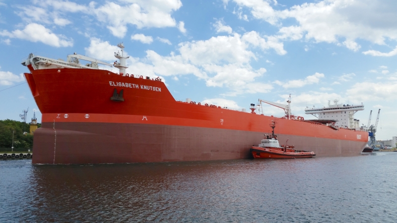 Tankowiec Elizabeth Knutsen po remoncie w Gdańskiej Stoczni Remontowa-GospodarkaMorska.pl
