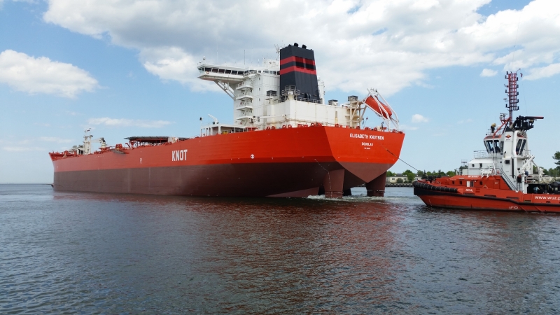 Tankowiec Elizabeth Knutsen po remoncie w Gdańskiej Stoczni Remontowa-GospodarkaMorska.pl