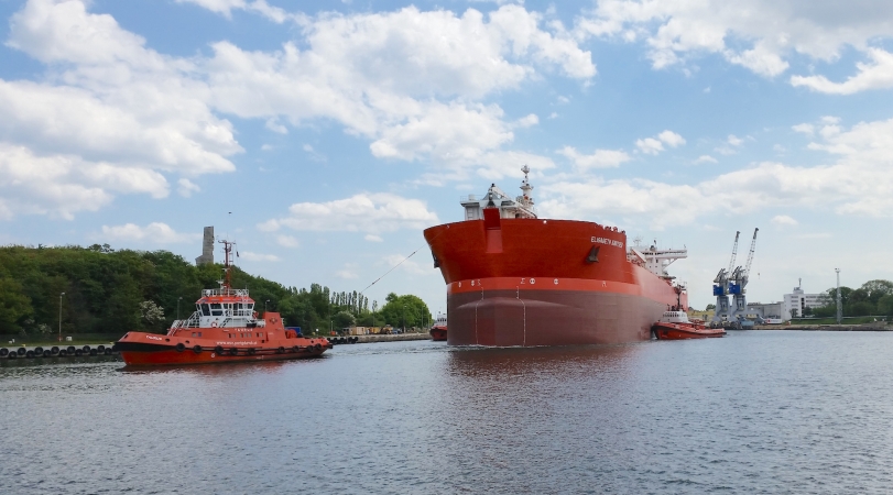 Tankowiec Elizabeth Knutsen po remoncie w Gdańskiej Stoczni Remontowa-GospodarkaMorska.pl