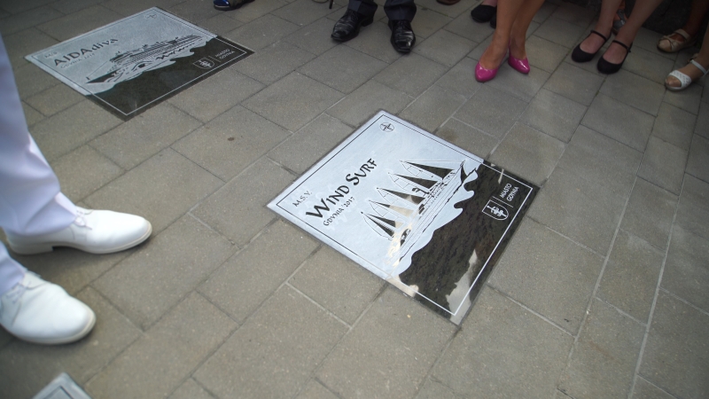 Wind Surf – kolejna gwiazda gdyńskiej Alei Statków Pasażerskich (foto, wideo)-GospodarkaMorska.pl