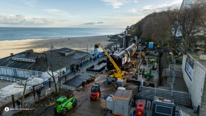 Sokół coraz bliżej zacumowania. Trwają prace przy Muzeum Marynarki Wojennej-GospodarkaMorska.pl