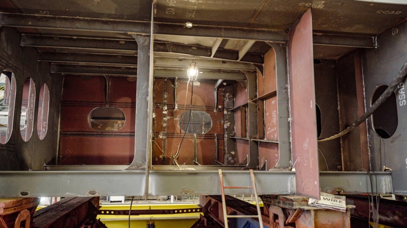 Jak powstaje „Miecznik”? Widzieliśmy budowę przyszłego ORP Wicher na 5 minut przed położeniem stępki-GospodarkaMorska.pl