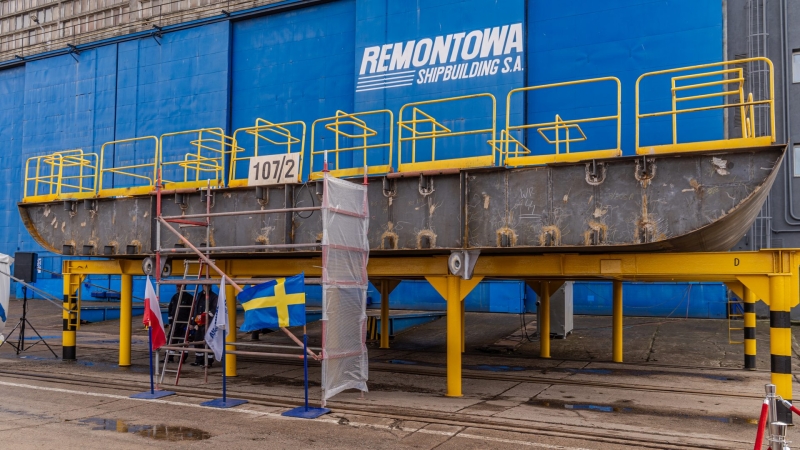 Stępka położona. Za nami kolejny, ważny etap budowy drugiego okrętu programu 
