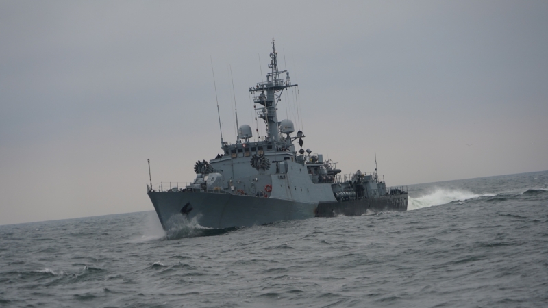 Ostre strzelanie podczas 