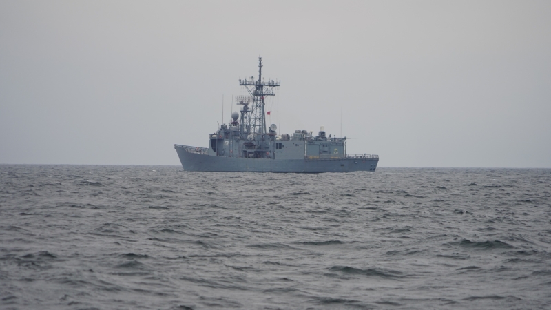 Ostre strzelanie podczas 