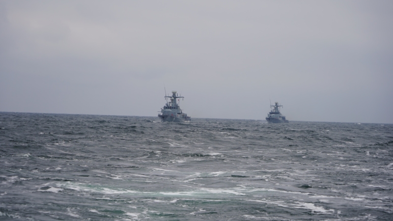 Ostre strzelanie podczas 