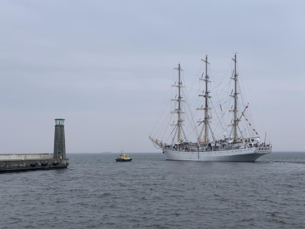 Nowy sezon dla Daru Młodzieży. Statek wypływa w kolejny rejs-GospodarkaMorska.pl