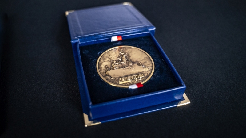 Położenie stępki pod ORP Rybitwa. To kolejny niszczyciel min powstający w stoczni Remontowa Shipbuilding S.A.-GospodarkaMorska.pl