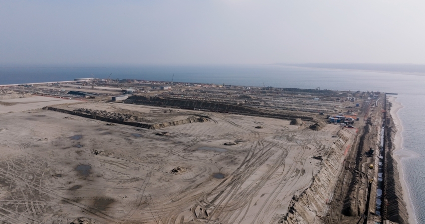 Port Gdańsk. Imponujące postępy na budowie terminalu T3 w Baltic Hub-GospodarkaMorska.pl