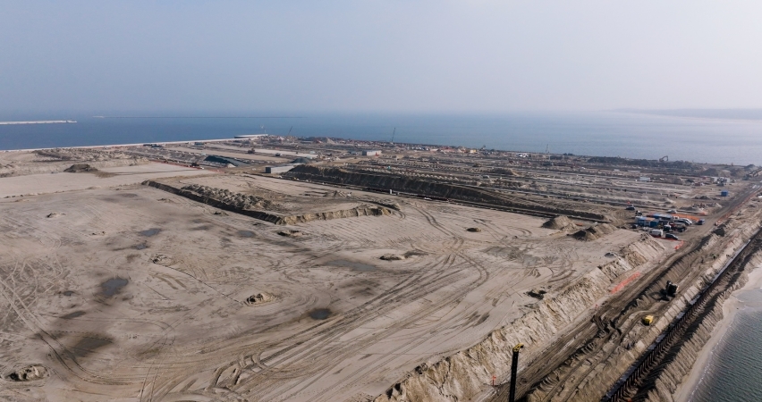 Port Gdańsk. Imponujące postępy na budowie terminalu T3 w Baltic Hub-GospodarkaMorska.pl